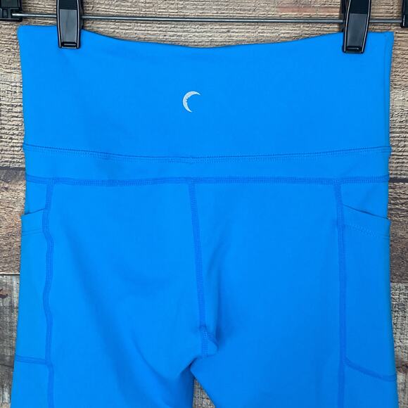Zyia Active Pocket Light N Tight LNT Hi Rise Capri Leggings Blue SZ 4 - Picture 5 of 7